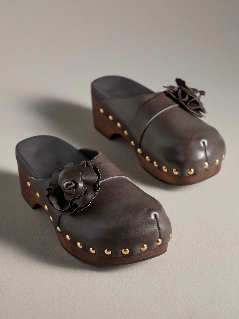 Anthropologie Farm Rio Flower Clog